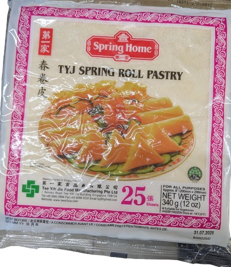Spring Roll Sheet (25sheet) - EZ INDIAN GROCERY